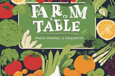 Farm to Table: Fresh and Local Ingredients in Your Kitchen